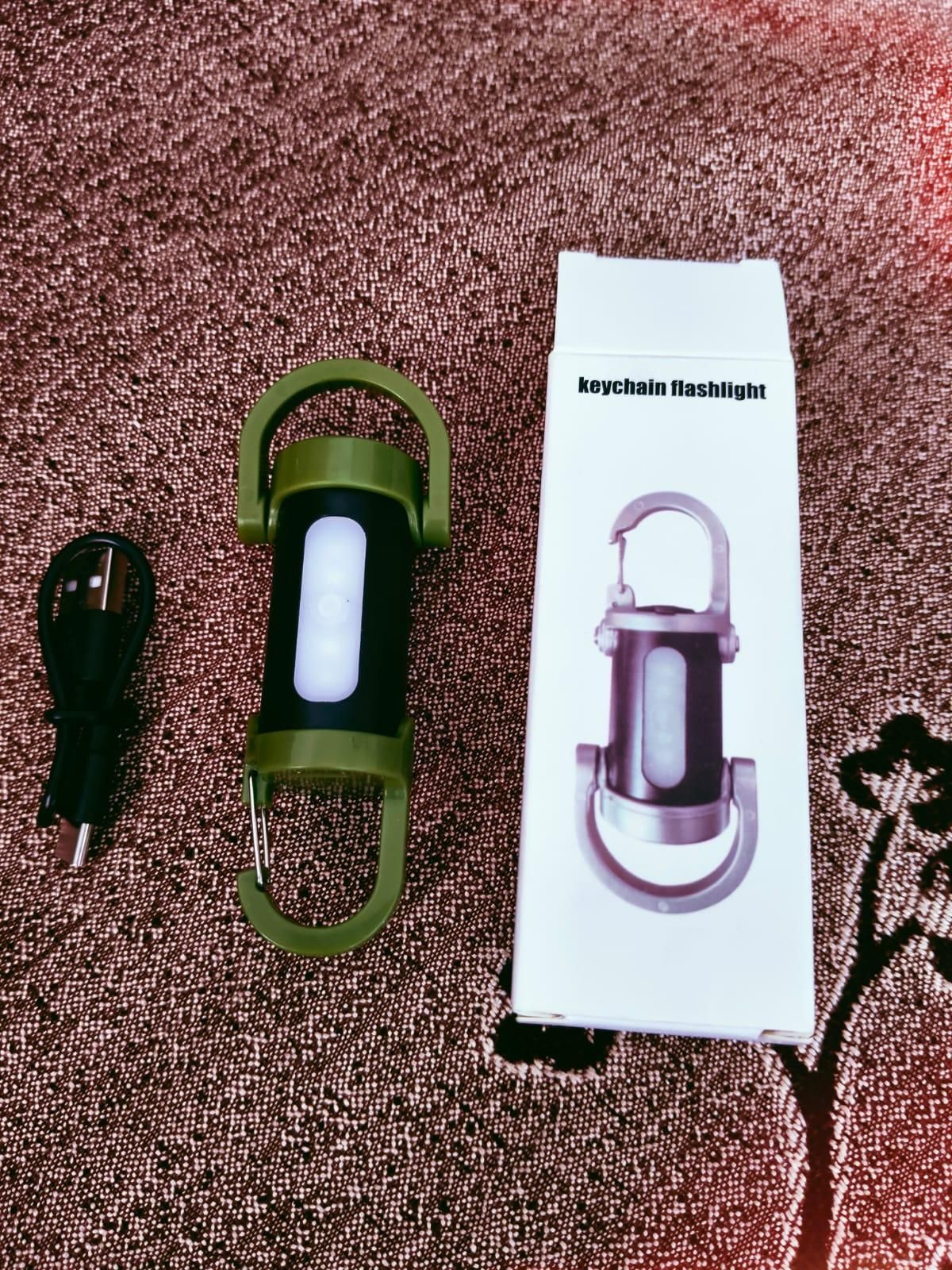 Rechargeable Keychain Flashlights,  Lumens EDC Mini Flashlights